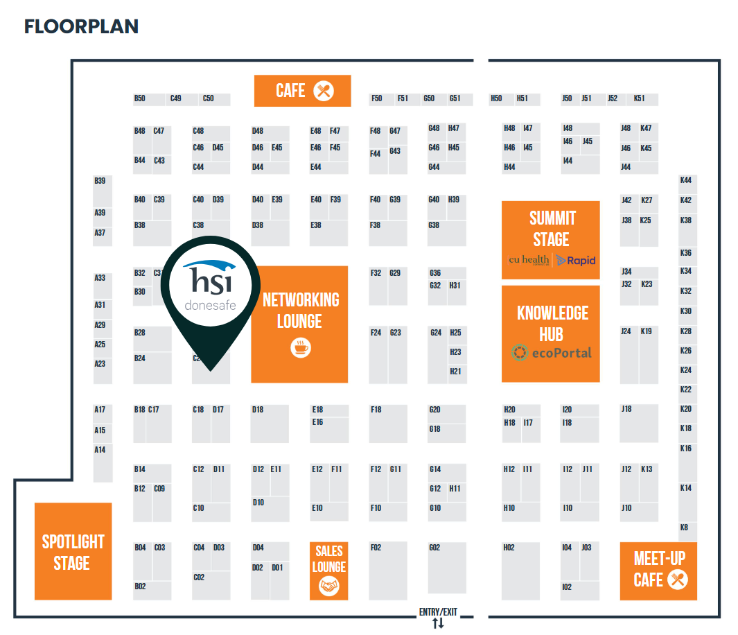 WHS Melbourne Booth Map