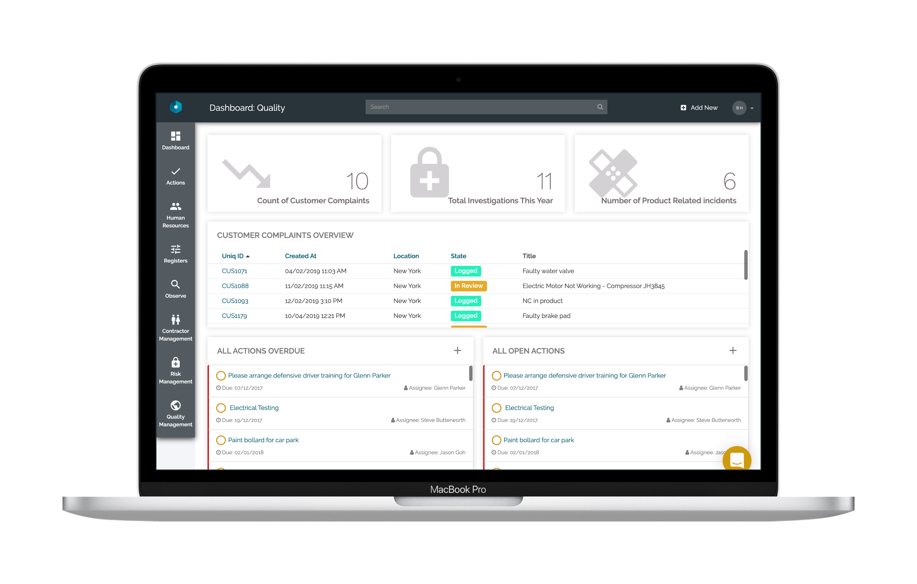 Why is a QMS critical for ISO 9000:2015 compliance?