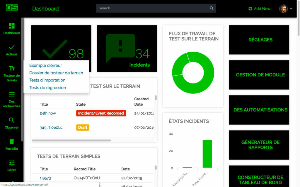 Safety software french language