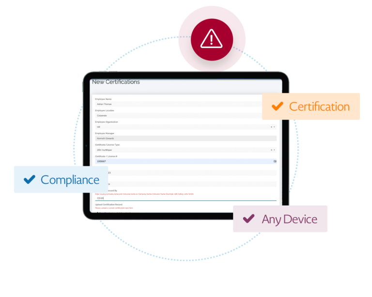 Certification Management Software HSI Donesafe