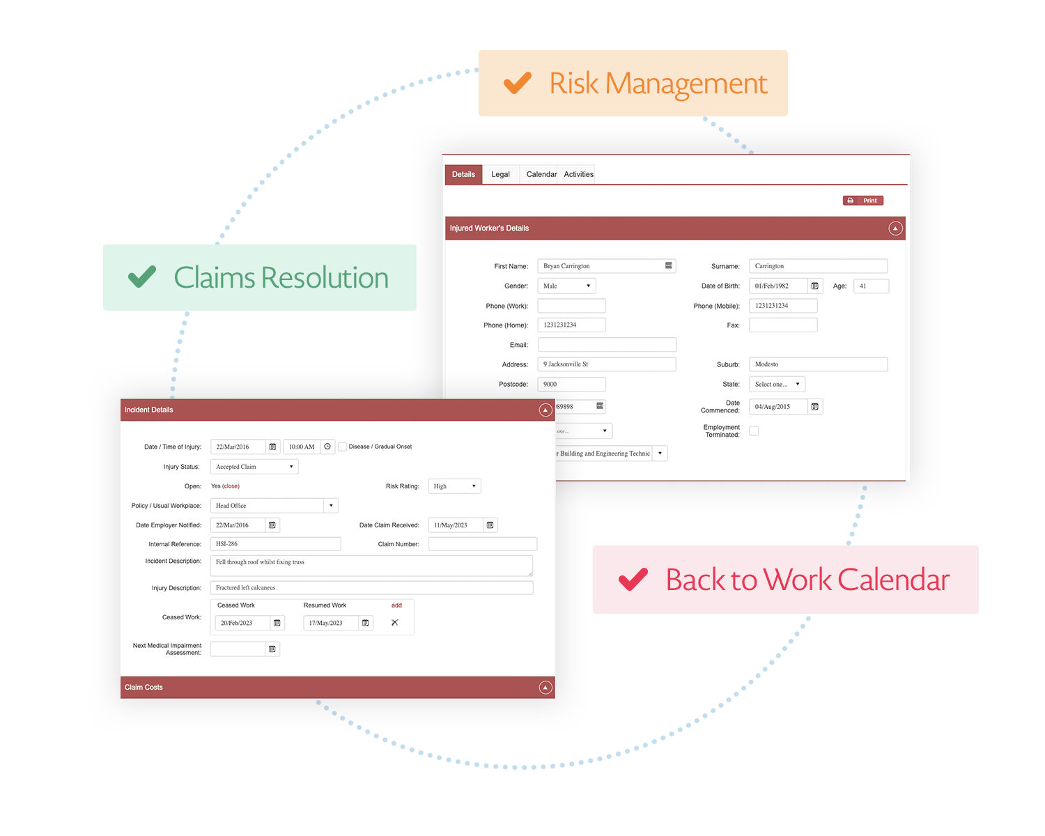 Reduce administration time with pre populated forms and letters
