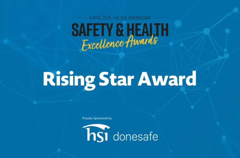 HSI Donesafe Proudly Sponsors the Rising Star Award at the 2025 Safety & Health Excellence Awards