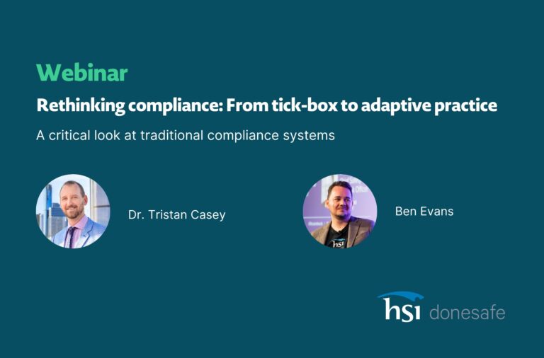 Rethinking compliance: Moving beyond the tick box