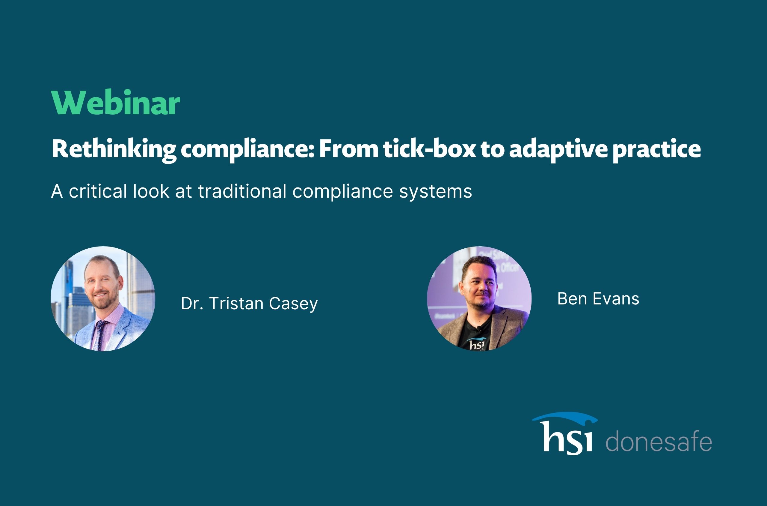 Rethinking compliance: Moving beyond the tick box