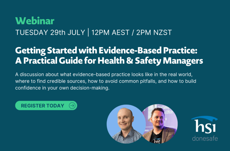 Getting Started with Evidence-Based Practice: A Practical Guide for Health and Safety Managers