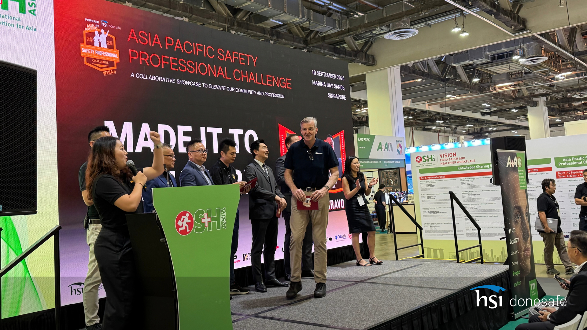 Donesafe was put to a practical test at OS+H Asia